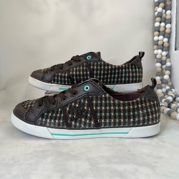 DC Fiona Mint Green Beige Brown Skate Shoe Women's Size 8 - Picture 5 of 11